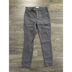 Pistola Denim Grey Button fly Skinny Jeans Size 27